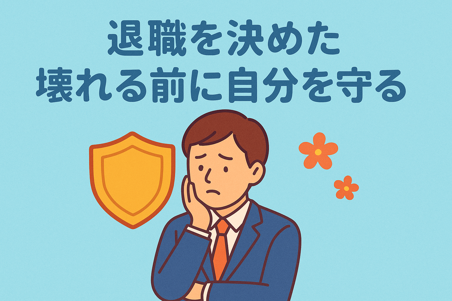退職を決めた 壊れる前に人生を守り方